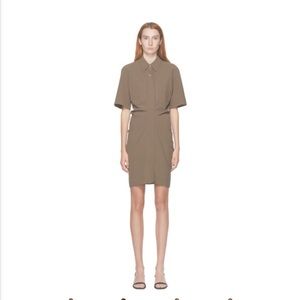 Nanushka Brown Mika Shirt Dress